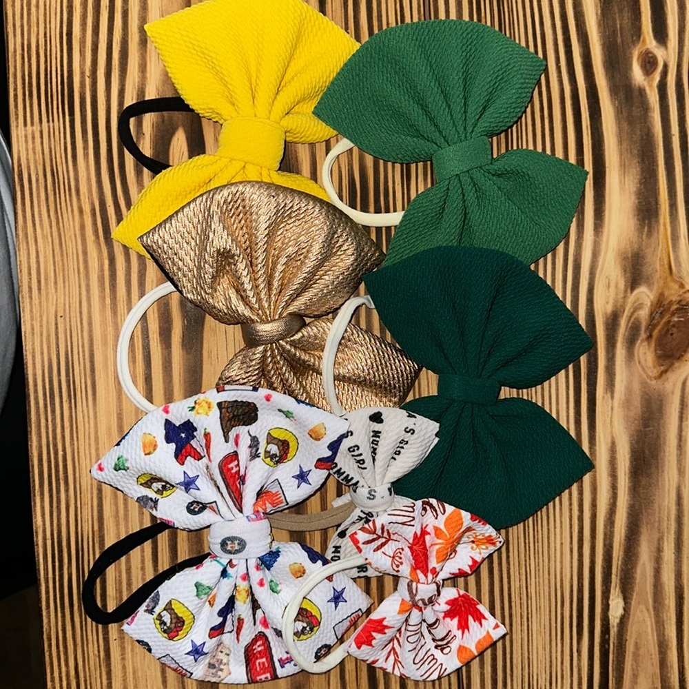 Baby girl nylon bows